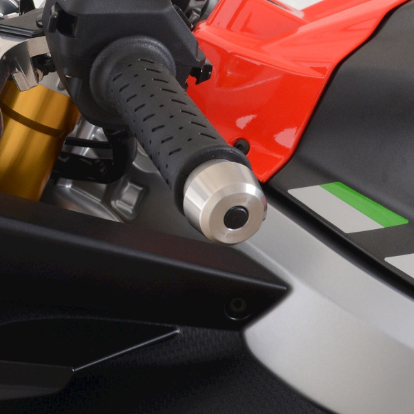 R&G R&G Stainless Steel Bar Ends for the Aprilia RS660 '21-, RS 125 '21- & Tuono 125 '21-, RS457 '24-